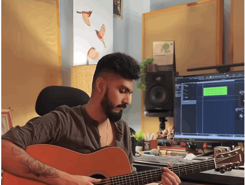 Shuvam raha guitar lesson jazz 251 chords