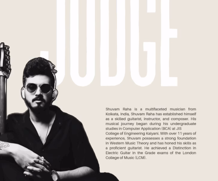 Shuvam raha judge battle of bands