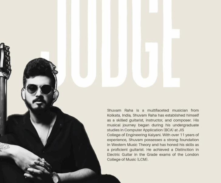 Shuvam raha judge battle of bands