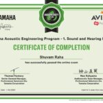Certified in Sound and Hearing Basics – Yamaha Audioversity Journey
