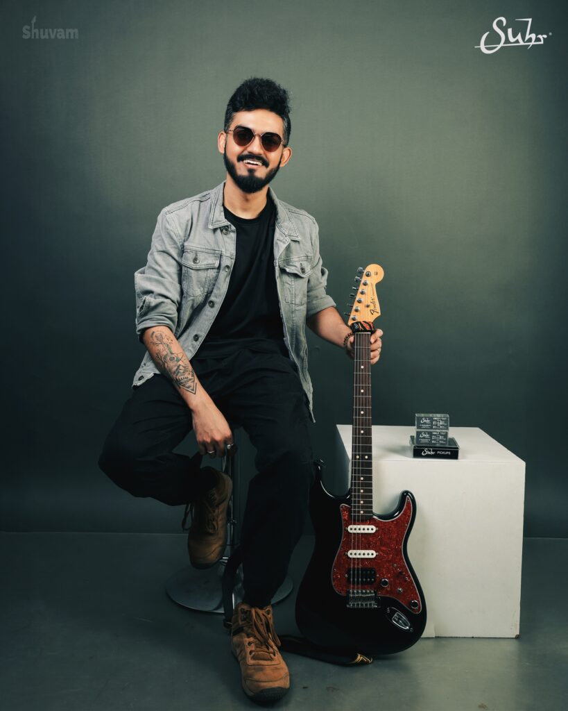 Shuvam Raha Suhr pickups 60neck, v60middle, thronbucker+ bridge