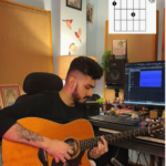 Open voicings over a chromatic descending (E major)